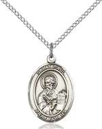 St. Paul the Apostle Medal<br/>8086 Oval, Sterling Silver