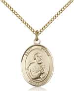 St. Peter the Apostle Medal<br/>8090 Oval, Gold Filled