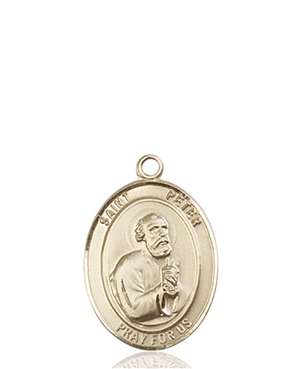 St. Peter the Apostle Medal<br/>8090 Oval, 14kt Gold