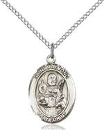St. Raymond Nonnatus Medal<br/>8091 Oval, Sterling Silver