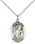 St. Richard Medal<br/>8093 Oval, Sterling Silver