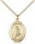 St. Rita of Cascia Medal<br/>8094 Oval, Gold Filled