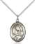 St. Rose of Lima Medal<br/>8095 Oval, Sterling Silver