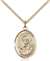 St. Robert Bellarmine Medal<br/>8096 Oval, Gold Filled