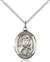 St. Sarah Medal<br/>8097 Oval, Sterling Silver