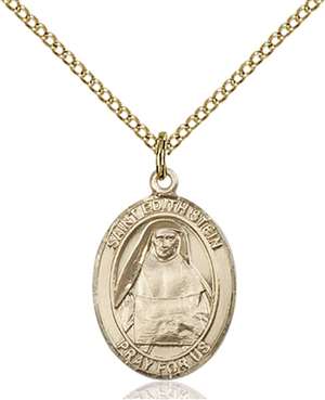 St. Edith Stein Medal<br/>8103 Oval, Gold Filled