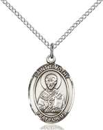 St. Timothy Medal<br/>8105 Oval, Sterling Silver