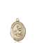 St. Thomas Aquinas Medal<br/>8108 Oval, 14kt Gold