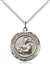 St. Thomas Aquinas Medal<br/>8108 Round, Sterling Silver