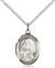 St. Veronica Medal<br/>8110 Oval, Sterling Silver