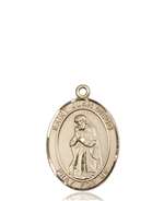 St. Juan Diego Medal<br/>8111 Oval, 14kt Gold