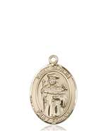 St. Casimir of Poland Medal<br/>8113 Oval, 14kt Gold