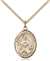 St. Julie Billiart Medal<br/>8117 Oval, Gold Filled