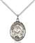 St. Julie Billiart Medal<br/>8117 Oval, Sterling Silver