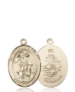 Guardian Angel / Marines Medal<br/>8118 Oval, 14kt Gold