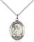 St. Bridget of Sweden Medal<br/>8122 Oval, Sterling Silver