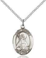 St. Bridget of Sweden Medal<br/>8122 Oval, Sterling Silver