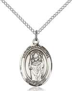 St. Stanislaus Medal<br/>8124 Oval, Sterling Silver