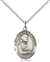 St. Pio of Pietrelcina Medal<br/>8125 Oval, Sterling Silver