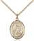 St. Agnes of Rome Medal<br/>8128 Oval, Gold Filled