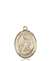 St. Agnes of Rome Medal<br/>8128 Oval, 14kt Gold