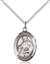 St. Agnes of Rome Medal<br/>8128 Oval, Sterling Silver
