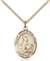 St. Gemma Galgani Medal<br/>8130 Oval, Gold Filled