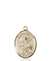 St. Jerome Medal<br/>8135 Oval, 14kt Gold