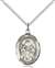 St. Sophia Medal<br/>8136 Oval, Sterling Silver