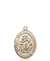 St. Sebastian/Wrestling Medal<br/>8171 Oval, 14kt Gold