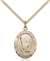 St. Sebastian/Gymnastics Medal<br/>8172 Oval, Gold Filled