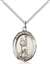 St. Sebastian/Lacrosse Medal<br/>8174 Oval, Sterling Silver