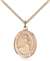 St. Sebastian/Track & Field Medal<br/>8176 Oval, Gold Filled