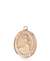 St. Sebastian/Track & Field Medal<br/>8176 Oval, 14kt Gold