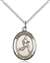 St. Sebastian/Track & Field Medal<br/>8176 Oval, Sterling Silver