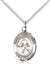 St. Sebastian/Field Hockey Medal<br/>8178 Oval, Sterling Silver