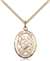 St. Cecilia / Marching Band Medal<br/>8179 Oval, Gold Filled