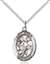 St. Cecilia / Marching Band Medal<br/>8179 Oval, Sterling Silver