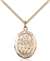 St. Cecilia / Choir Medal<br/>8180 Oval, Gold Filled