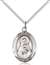 St. Rita of Cascia / Baseball Medal<br/>8181 Oval, Sterling Silver