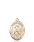 St. Sebastian / Softball Medal<br/>8183 Oval, 14kt Gold