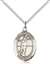 St. Sebastian / Volleyball Medal<br/>8186 Oval, Sterling Silver