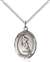 St. Sebastian / Rugby Medal<br/>8187 Oval, Sterling Silver