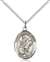 St. Martin of Tours Medal<br/>8200 Oval, Sterling Silver