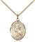 St. Vincent Ferrer Medal<br/>8201 Oval, Gold Filled
