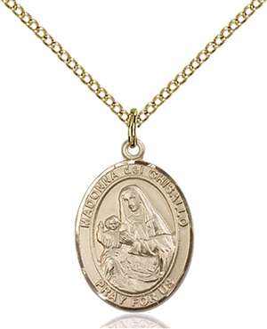 St. Madonna Del Ghisallo Medal<br/>8203 Oval, Gold Filled