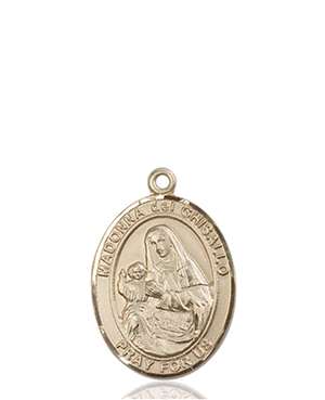 St. Madonna Del Ghisallo Medal<br/>8203 Oval, 14kt Gold