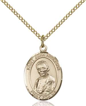 St. John Neumann Medal<br/>8204 Oval, Gold Filled