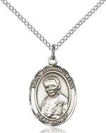 St. John Neumann Medal<br/>8204 Oval, Sterling Silver