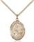 St. Maria Goretti Medal<br/>8208 Oval, Gold Filled